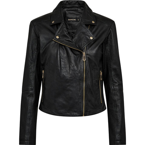 Depeche leather wear AbigailDEP Jacket Jackets 099 Black (Nero)