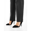 Depeche leather wear Alicia RW straight leg leather pants Pants 099 Black