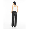 Depeche leather wear Alicia RW straight leg leather pants Pants 099 Black