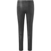 Depeche leather wear Amelia RW stretch chino leather pant 7/8 length Pants 129 Dark grey