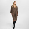 Depeche leather wear Suede dress with relaxed fit Dresses 217 Deer