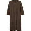 Depeche leather wear Suede dress with relaxed fit Dresses 217 Deer