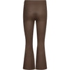 Depeche leather wear Ava HW Flare 7/8 Leather Pants Pants 224 Taupe