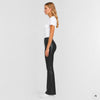 Depeche leather wear Ava HW Flare Leather Pants Pants 099 Black