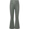 Depeche leather wear Ava RW flare 7/8 length pants with stretch in soft leather quality Pants 051 Olive
