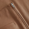 Depeche leather wear Ava RW flare 7/8 length pants with stretch in soft leather quality Pants 199 Nougat