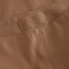 Depeche leather wear Ava RW flare 7/8 length pants with stretch in soft leather quality Pants 199 Nougat