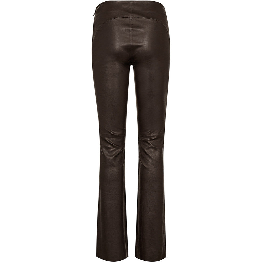 Depeche leather wear Ava leather pants - full length (RW) Pants 008 Chocolate