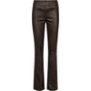 Depeche leather wear Ava leather pants - full length (RW) Pants 008 Chocolate