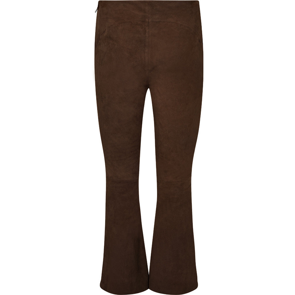 Depeche leather wear Ava suede 7/8 pants Pants 015 Brown