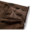 Depeche leather wear Ava suede 7/8 pants Pants 015 Brown
