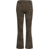 Depeche leather wear Ava HW Flare 7/8 Suede Pants Pants 054 Khaki