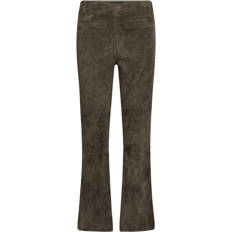 Depeche leather wear Ava suede 7/8 pants Pants 054 Khaki