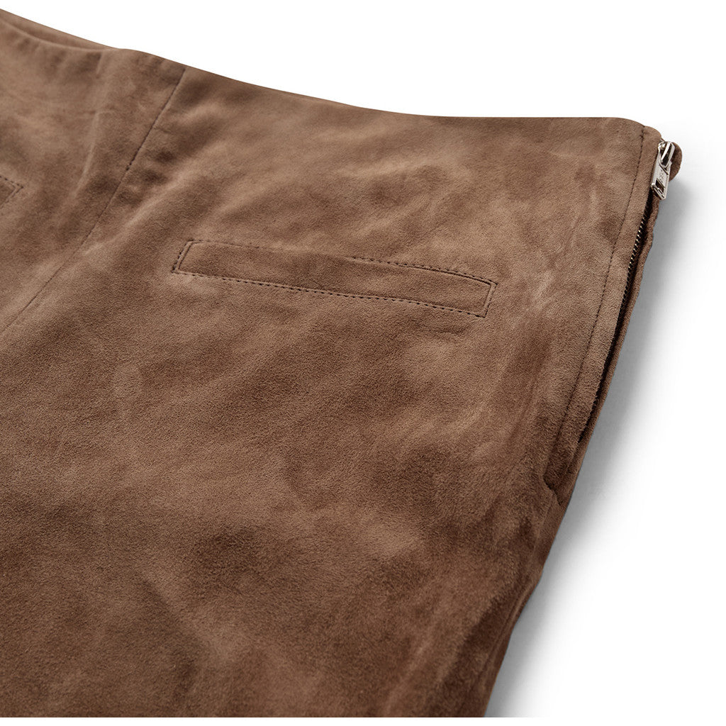 Depeche leather wear Ava suede 7/8 pants Pants 308 Dusty Sand