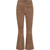 Depeche leather wear Ava HW Flare 7/8 Suede Pants Pants 308 Dusty Sand