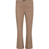 Depeche leather wear Ava HW Flare 7/8 Suede Pants Pants 329 Light Sand
