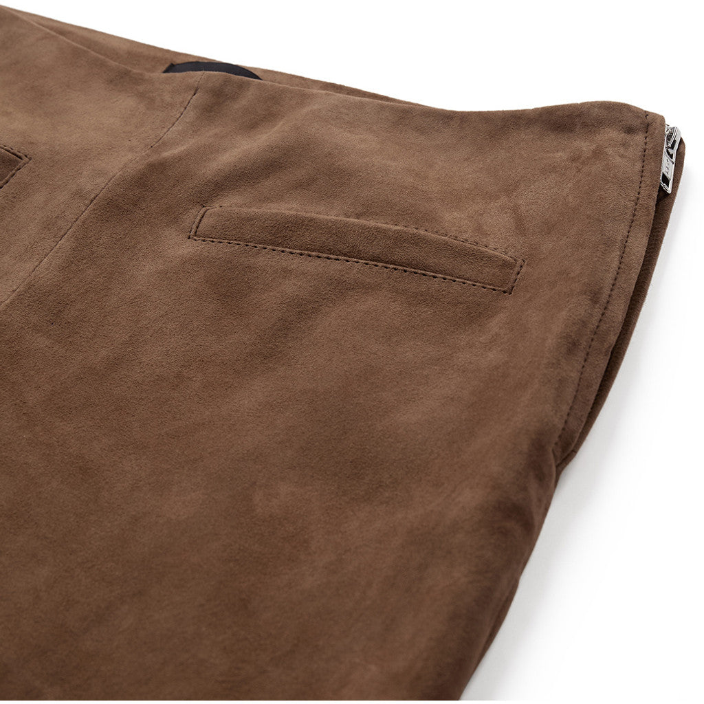 Depeche leather wear Ava suede pants Pants 308 Dusty Sand