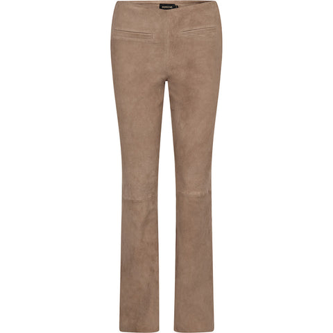 Depeche leather wear Ava suede pants Pants 329 Light Sand