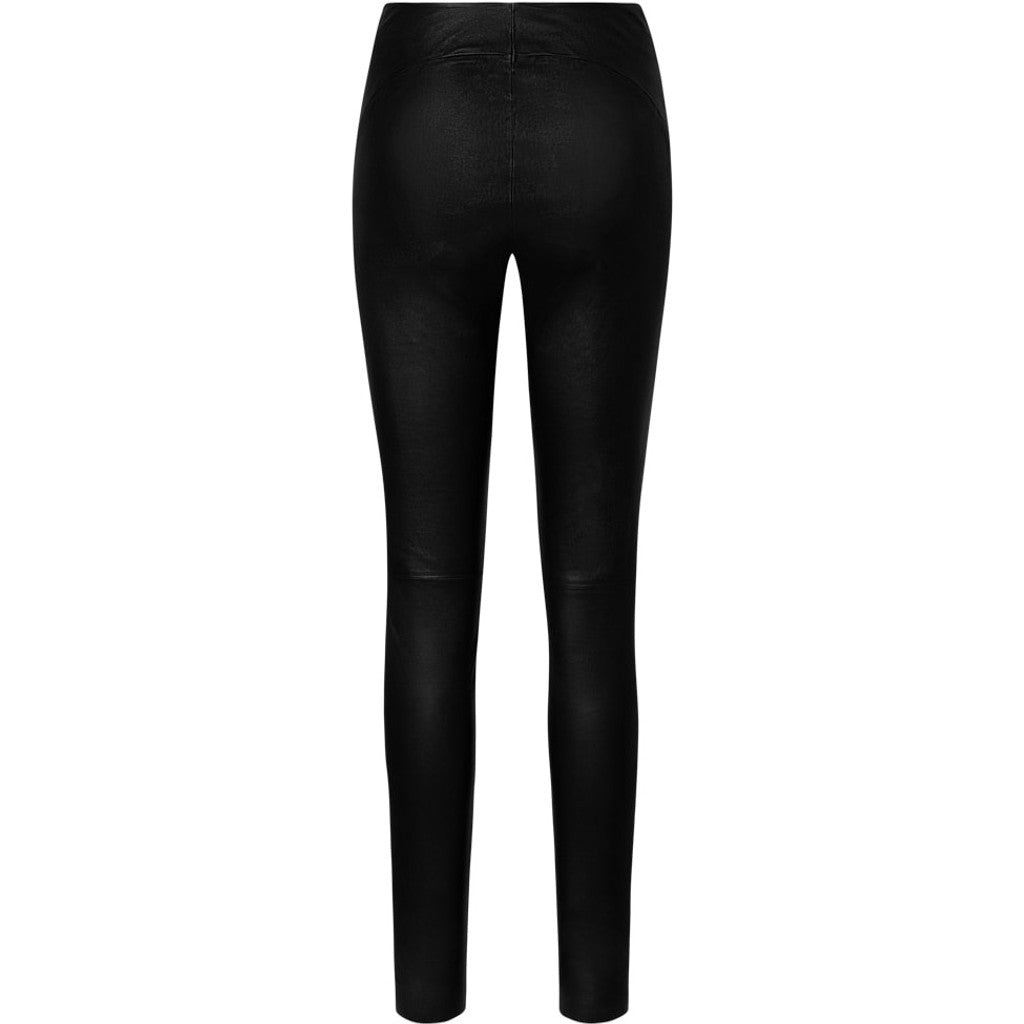 Depeche leather wear Aya HW stretch leather leggings Pants 099 Black (Nero)