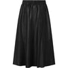 Depeche leather wear Beautiful Elinor leather skirt with elastic waist on back Skirts 099 Black (Nero)