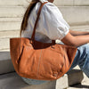 DEPECHE Beautiful and timeless shopper Shopper 014 Cognac