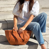 DEPECHE Beautiful and timeless shopper Shopper 014 Cognac