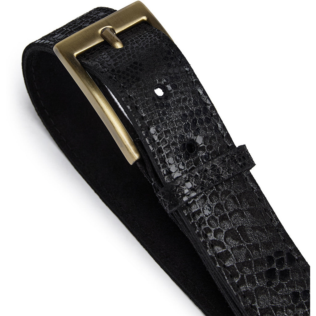 DEPECHE Beautiful belt Belt 142 Black Snake