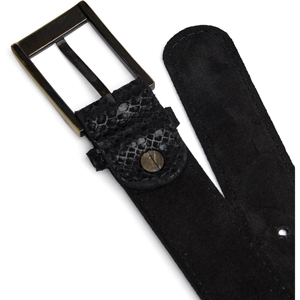 DEPECHE Beautiful belt Belt 142 Black Snake