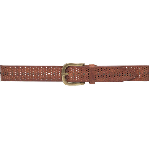 Beautiful leather belt decorated with studs / 13720 - Gold