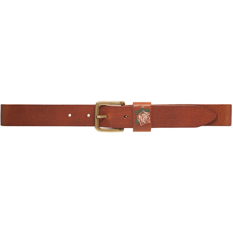 Waist narrow belt in soft leather quality / 15186 - Cognac