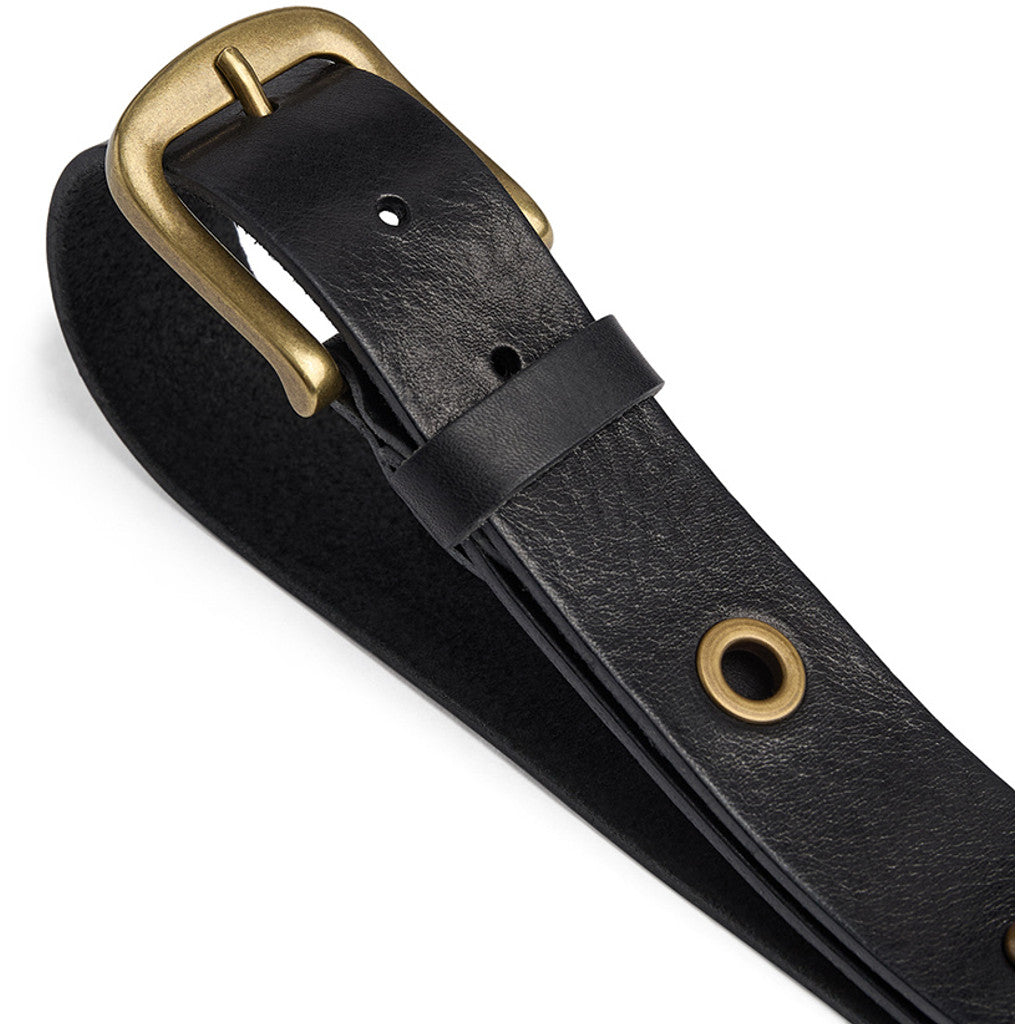 DEPECHE Belt with cool details Belts 099 Black (Nero)