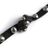 DEPECHE Belt with studs Belts 300 Black/Amr silver