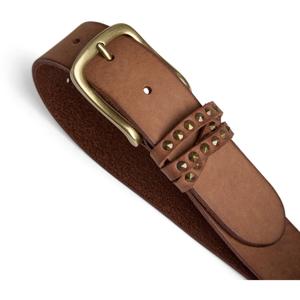DEPECHE Belt with studs Belts 012 Nature 