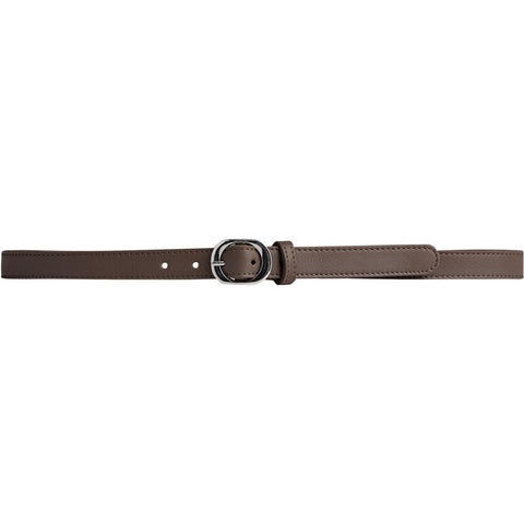 DEPECHE Leather belt Belts 250 Dark Taupe