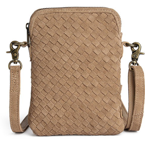 DEPECHE Berlin braided mobilebag Mobilebag 011 Sand