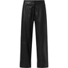 Depeche leather wear Betzy fold-up leather trousers Pants 099 Black (Nero)