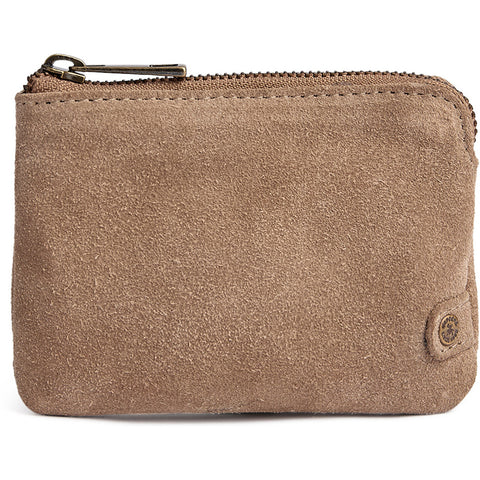 DEPECHE Bilbao suede purse Purse / Credit card holder 011 Sand