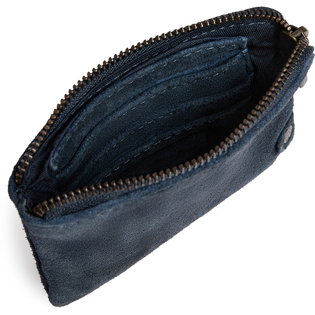 DEPECHE Bilbao suede purse Purse / Credit card holder 031 Ocean