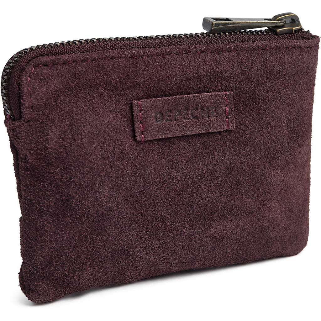 DEPECHE Bilbao suede purse Purse / Credit card holder 321 Plum