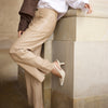 Depeche leather wear Bindy leather pants (HW) Pants 177 Cream
