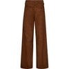Depeche leather wear BoaDEP HW Suede Pant Wide Leg Pants 014 Cognac