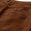 Depeche leather wear BoaDEP HW Suede Pant Wide Leg Pants 014 Cognac