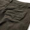 Depeche leather wear Boa HW Boot Cut Suede Pants Pants 335 Dark Khaki