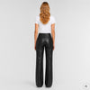 Depeche leather wear Boa HW Straight Leather Pants Pants 099 Black