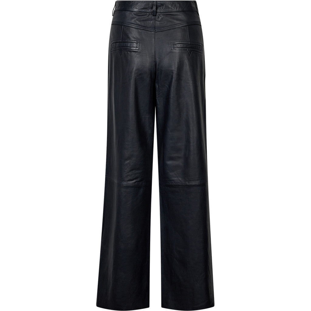 Depeche leather wear Boa HW Wide Leather Pants Pants 031 Ocean