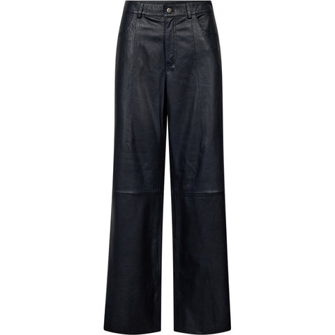 Depeche leather wear Boa HW Wide Leather Pants Pants 031 Ocean