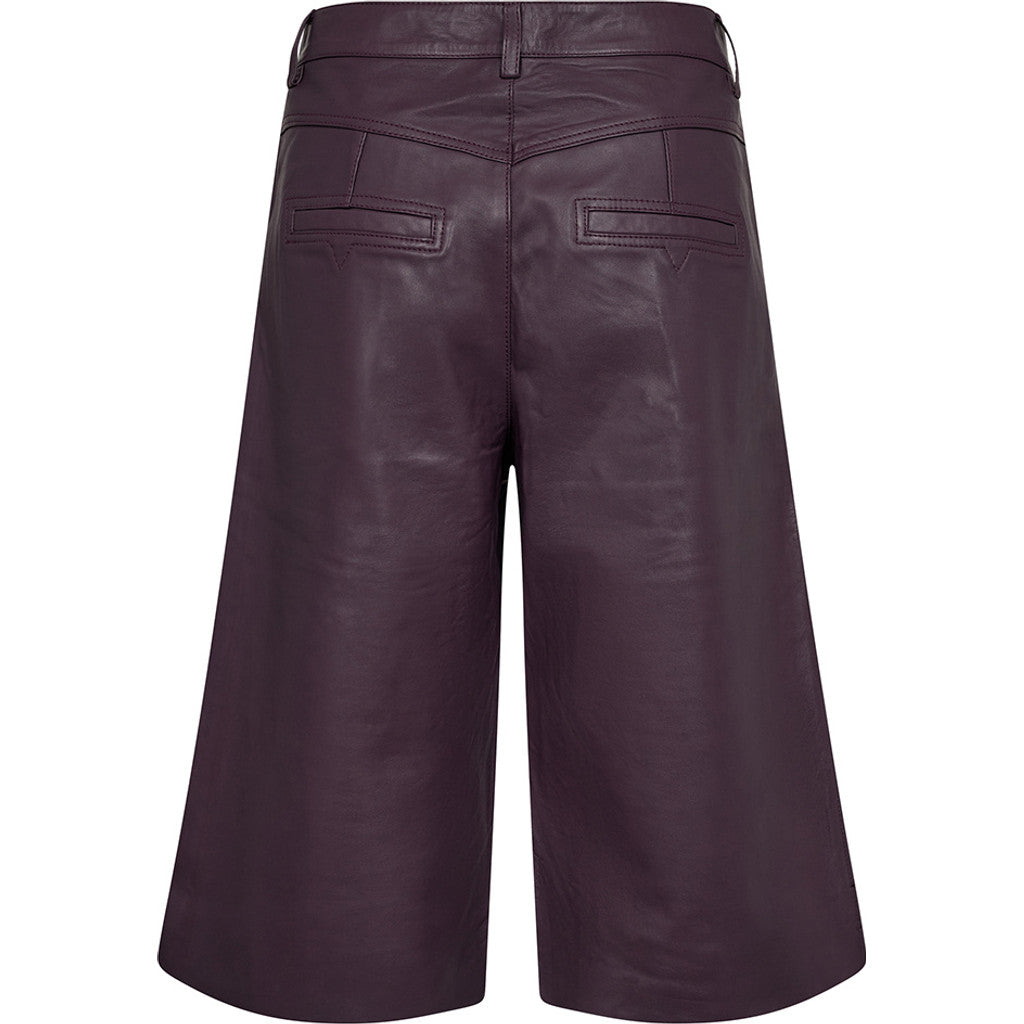 Depeche leather wear Boa HW bermuda shorts Shorts 321 Plum