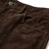 Depeche leather wear Boa HW Boot Cut Suede Pants Pants 067 Dusty brown