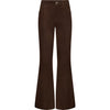 Depeche leather wear Boa HW Boot Cut Suede Pants Pants 067 Dusty brown