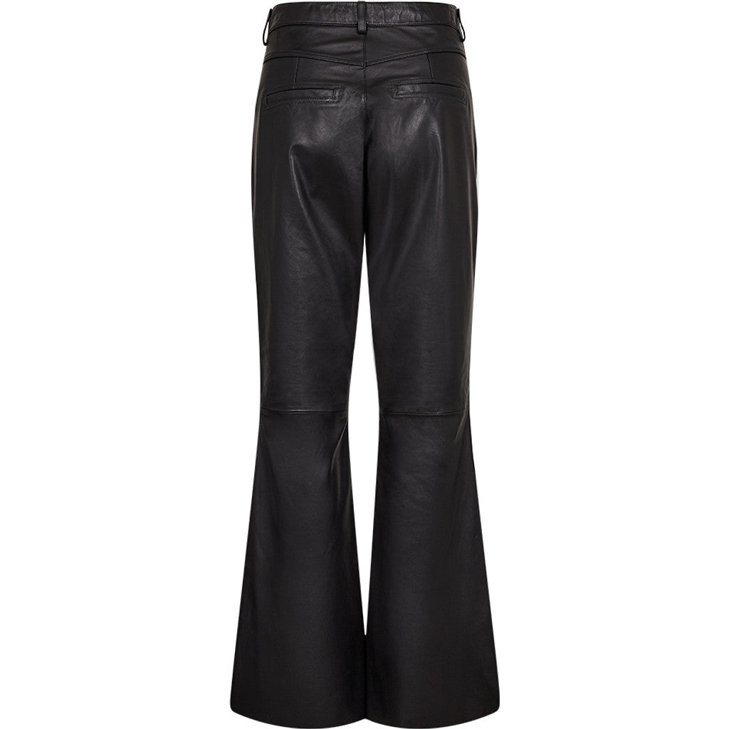 Depeche leather wear Boa boot cut HW leather pants Pants 099 Black